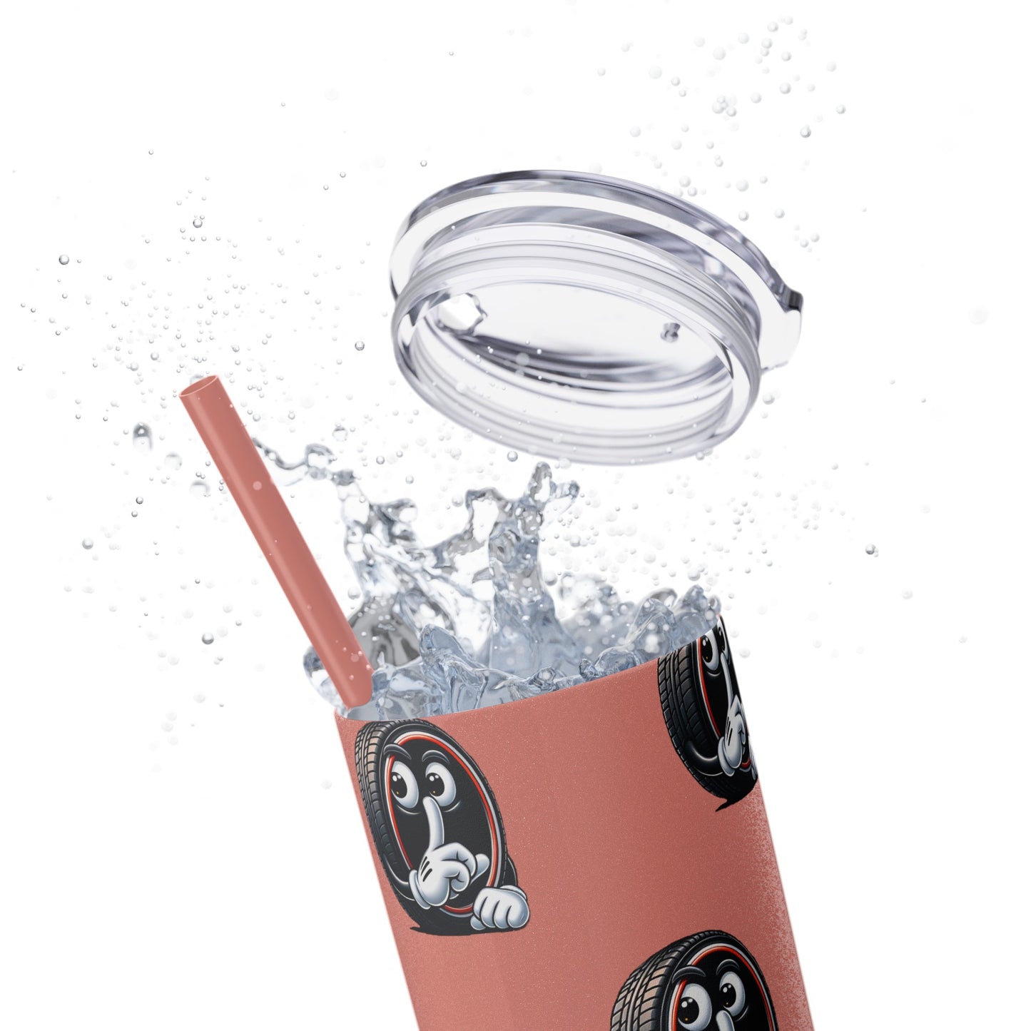 Skinny Tumbler with Straw, 20oz