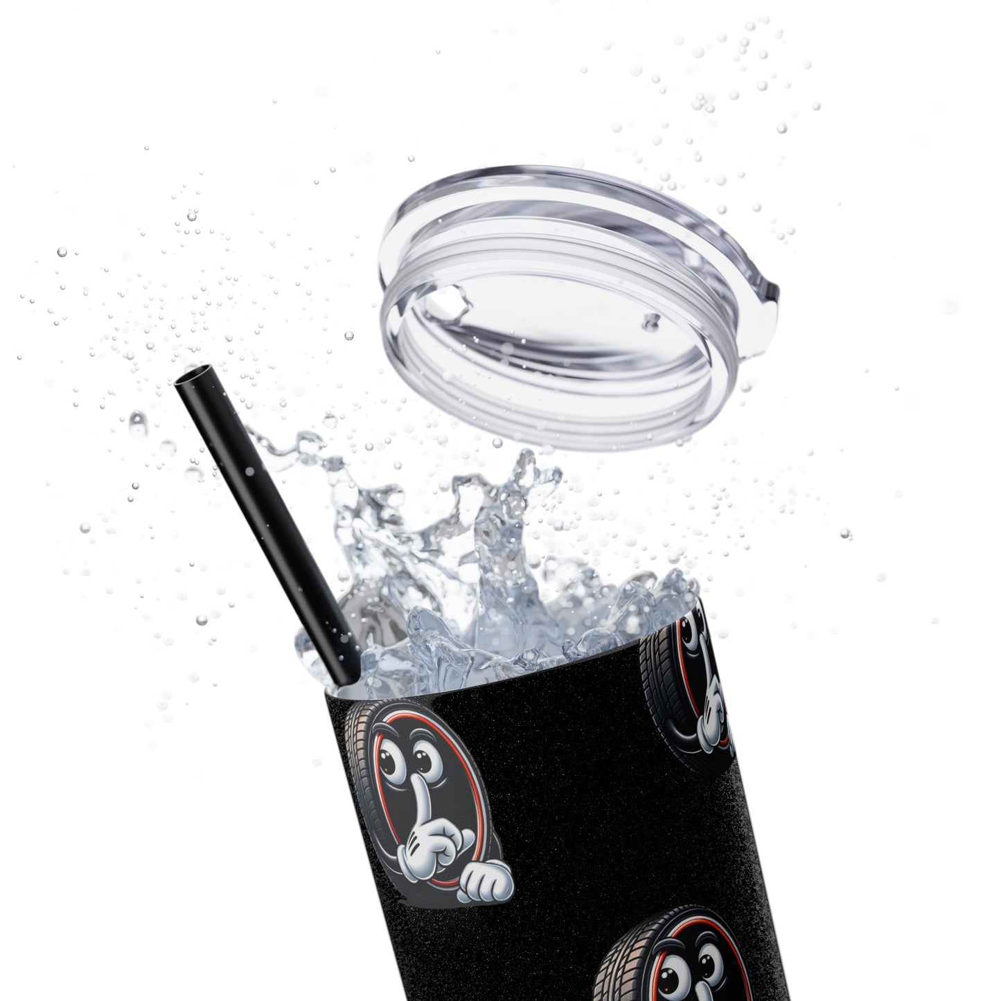 Skinny Tumbler with Straw, 20oz