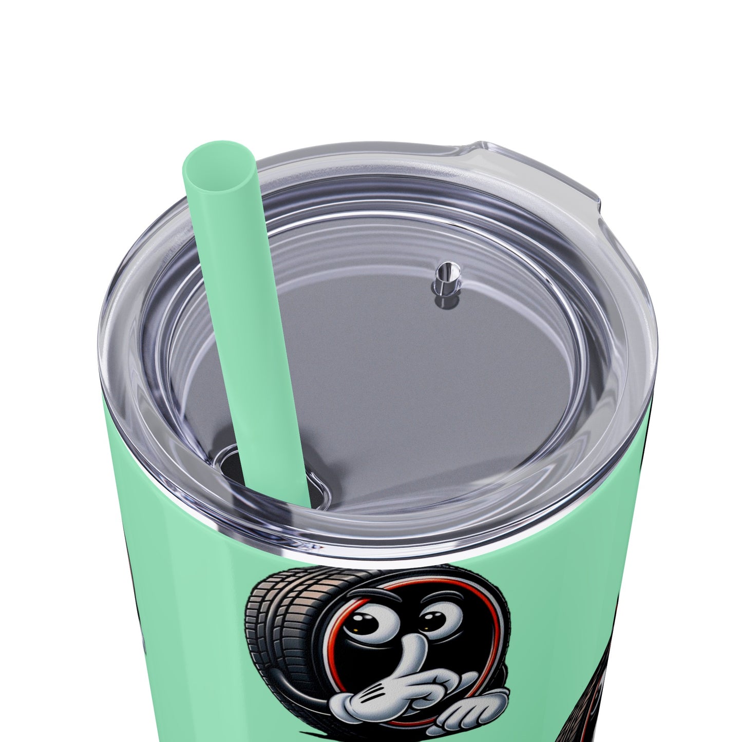 Skinny Tumbler with Straw, 20oz