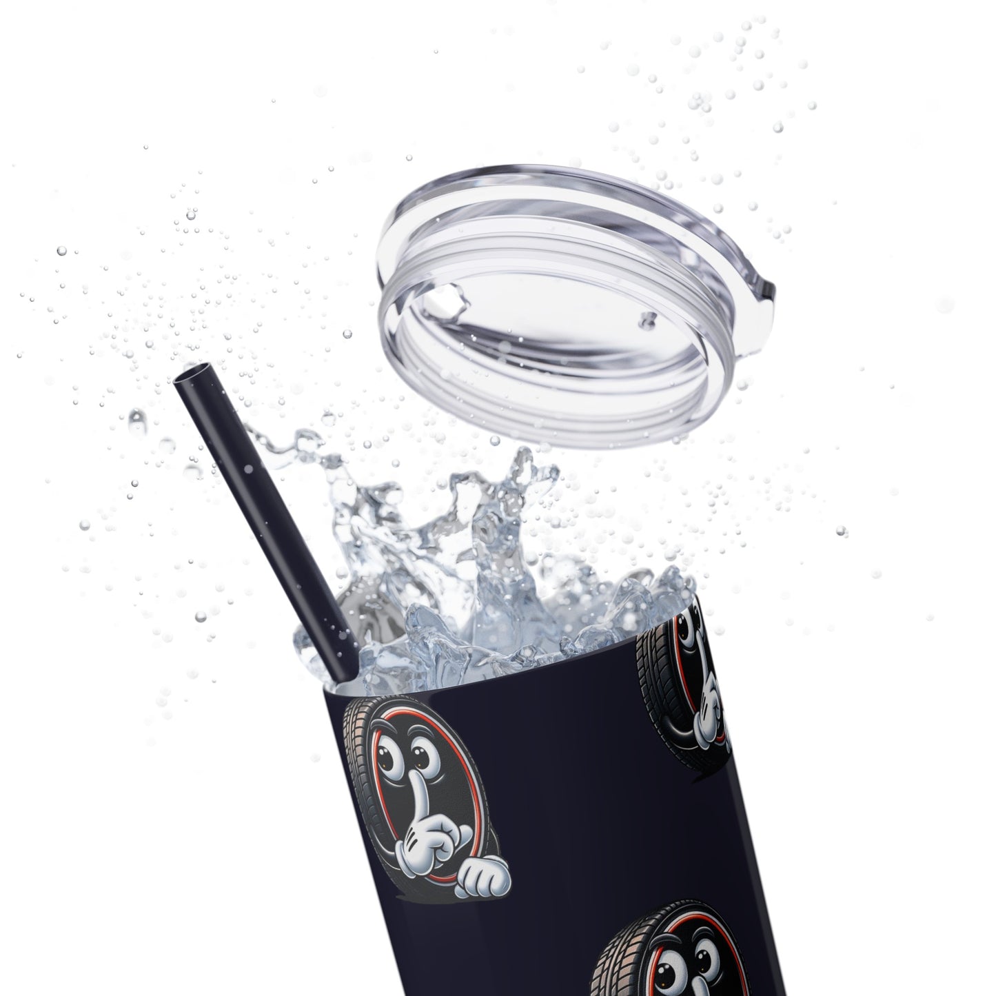 Skinny Tumbler with Straw, 20oz